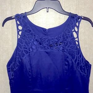 👗- Navy Blue Romantic Dress